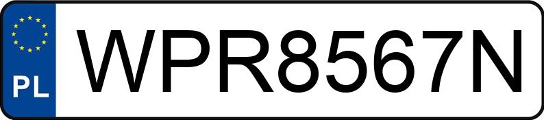 Numer rejestracyjny WPR 8567N posiada TOYOTA Auris 1.6 MR`07 E4 Sol - WPR8567N