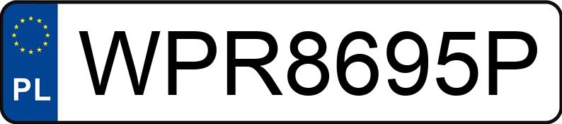 Numer rejestracyjny WPR 8695P posiada RENAULT T HD001 - WPR8695P