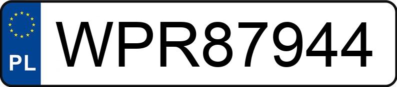 Numer rejestracyjny WPR 87944 posiada RENAULT TRAFIC - WPR87944 Numer rejestracyjny WPR 87944 posiada RENAULT TRAFIC - WPR87944