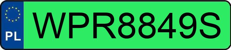 Numer rejestracyjny WPR 8849S posiada BMW iX1 MR`23 U11 eDrive20 65kWh - WPR8849S