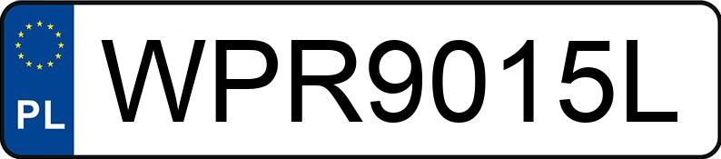 Numer rejestracyjny WPR 9015L posiada VOLKSWAGEN PASSAT - WPR9015L