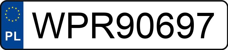 Numer rejestracyjny WPR 90697 posiada AUDI A3 Sportback 1.6 TDi DPF MR`09 E5 8P Ambition - WPR90697