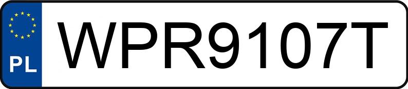 Numer rejestracyjny WPR 9107T posiada MERCEDES-BENZ G 320 - WPR9107T