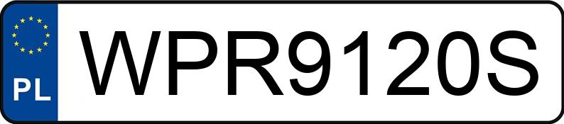 Numer rejestracyjny WPR 9120S posiada BMW 118 Diesel MR`11 E5 F20/F21 xDrive - WPR9120S