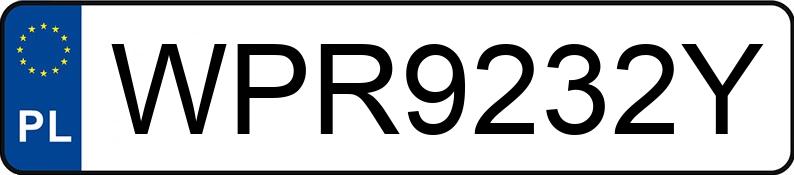 Numer rejestracyjny WPR 9232Y posiada NISSAN Juke dCi MR`10 E5 Visia - WPR9232Y