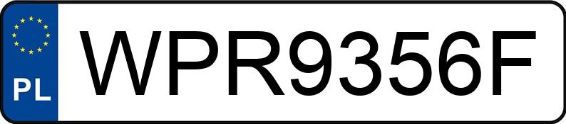 Numer rejestracyjny WPR 9356F posiada VOLKSWAGEN Golf VII Variant 1.2 TSI MR`12 E5 Comfortline BMT - WPR9356F