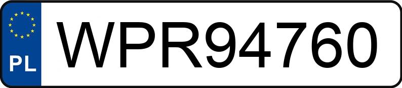 Numer rejestracyjny WPR 94760 posiada OPEL ASTRA - WPR94760 Numer rejestracyjny WPR 94760 posiada OPEL ASTRA - WPR94760