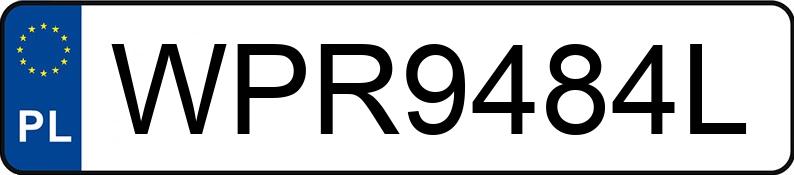 Numer rejestracyjny WPR 9484L posiada AUDI A4 2.0 TFSI MR`15 E6 B9 - WPR9484L