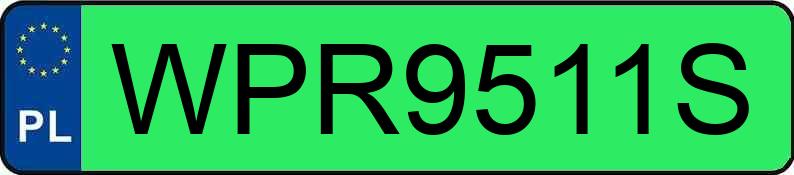 Numer rejestracyjny WPR 9511S posiada TESLA X MR`16 Long Range Plus 100kWh - WPR9511S Numer rejestracyjny WPR 9511S posiada TESLA X MR`16 Long Range Plus 100kWh - WPR9511S
