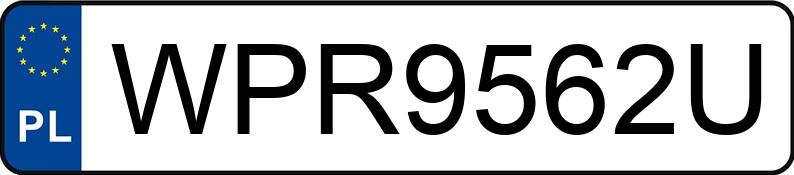 Numer rejestracyjny WPR 9562U posiada TOYOTA COROLLA 1.8 HYBRID - WPR9562U