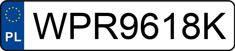 Numer rejestracyjny WPR 9618K posiada PEUGEOT 406 2.2 HDI MR`98 E3 SVDT - WPR9618K