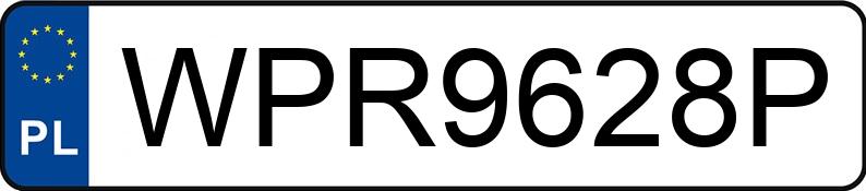 Il numero di registrazione WPR 9628P ha BMW 335i Cabrio MR`07 E5 E93 335i Cabrio MR`07 E5 E93 - WPR9628P