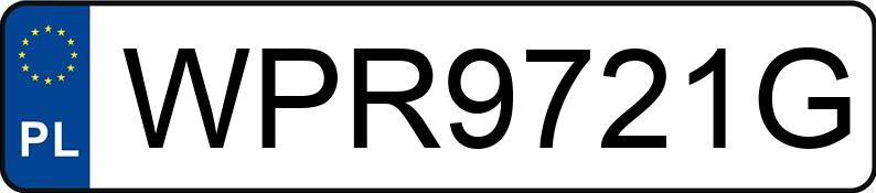 Numer rejestracyjny WPR 9721G posiada VOLVO V70 - WPR9721G Numer rejestracyjny WPR 9721G posiada VOLVO V70 - WPR9721G
