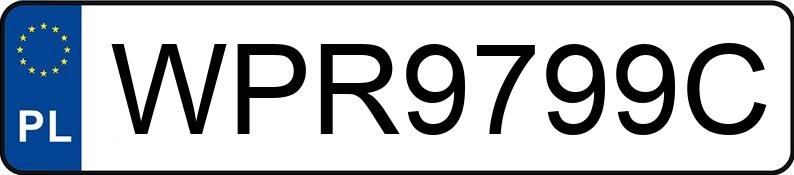 Numer rejestracyjny WPR 9799C posiada FIAT QUBO - WPR9799C