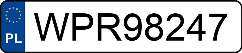 Numer rejestracyjny WPR 98247 posiada VOLKSWAGEN Polo V 1.6 TDI-CR MR`09 E5 Cross - WPR98247