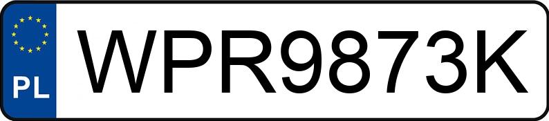 Numer rejestracyjny WPR 9873K posiada PEUGEOT 207 1.4 MR`06 E4 Sporty 90 - WPR9873K