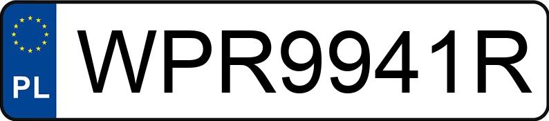 Numer rejestracyjny WPR 9941R posiada FORD Focus Focus 1.6 Trend - WPR9941R