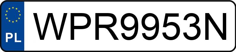 Numer rejestracyjny WPR 9953N posiada MERCEDES-BENZ C 200 CDI MR`00 E3 203 Classic - WPR9953N