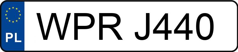 Numer rejestracyjny WPR J440 posiada SEAT LEON STELLA - WPRJ440