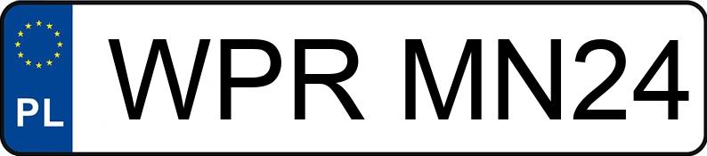 Numer rejestracyjny WPR MN24 posiada AUDI A6 Avant 2.5 TDi Kat. MR`97 4B A6 Avant 2.5 TDi Kat. MR`97 4B - WPRMN24