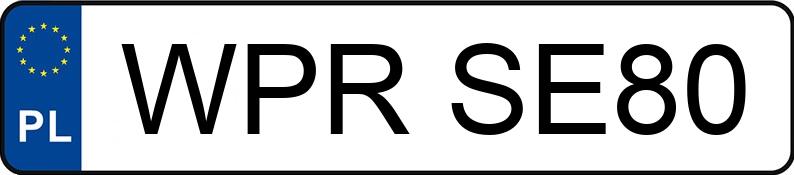 Numer rejestracyjny WPR SE80 posiada FIAT Panda 1.1 MR`03 E4 Active - WPRSE80