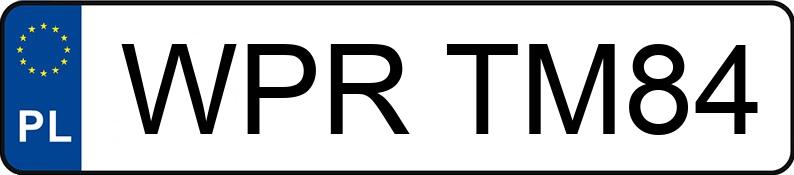 Numer rejestracyjny WPR TM84 posiada HONDA ACCORD 1.8 I - WPRTM84
