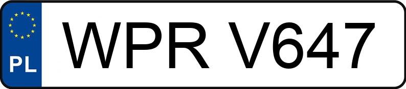 Numer rejestracyjny WPR V647 posiada NIEWIADÓW C250 - WPRV647 Numer rejestracyjny WPR V647 posiada NIEWIADÓW C250 - WPRV647