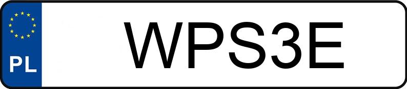 Numer rejestracyjny WPS 3E posiada FSO 125p 125P/1500 - WPS3E