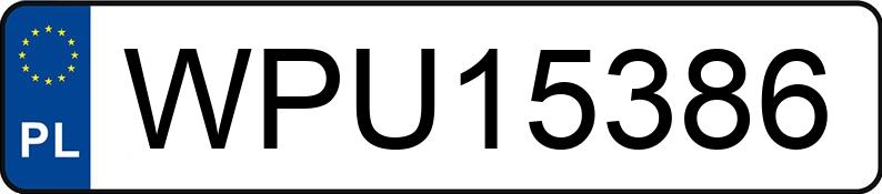 Numer rejestracyjny WPU 15386 posiada VOLKSWAGEN GOLF - WPU15386 Numer rejestracyjny WPU 15386 posiada VOLKSWAGEN GOLF - WPU15386