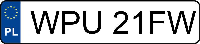 Numer rejestracyjny WPU 21FW posiada RENAULT KANGOO - WPU21FW Numer rejestracyjny WPU 21FW posiada RENAULT KANGOO - WPU21FW