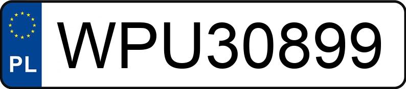 Numer rejestracyjny WPU 30899 posiada SEAT LEON - WPU30899