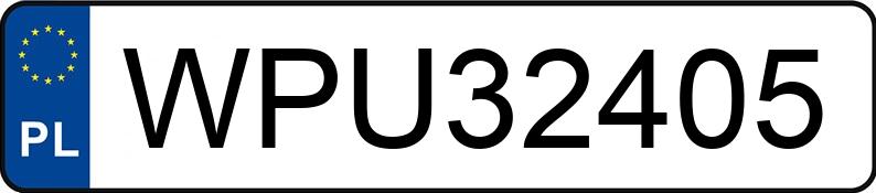 Numer rejestracyjny WPU 32405 posiada SKODA OCTAVIA - WPU32405
