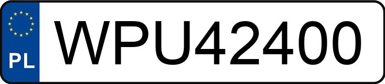 Numer rejestracyjny WPU 42400 posiada AUDI A4 - WPU42400 Numer rejestracyjny WPU 42400 posiada AUDI A4 - WPU42400