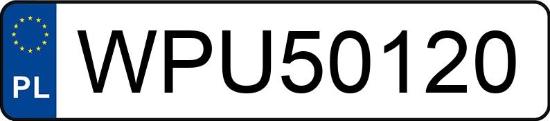 Numer rejestracyjny WPU 50120 posiada AUDI A6 - WPU50120 Numer rejestracyjny WPU 50120 posiada AUDI A6 - WPU50120