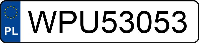 Numer rejestracyjny WPU 53053 posiada AUDI A7 SPORTBACK - WPU53053 Numer rejestracyjny WPU 53053 posiada AUDI A7 SPORTBACK - WPU53053