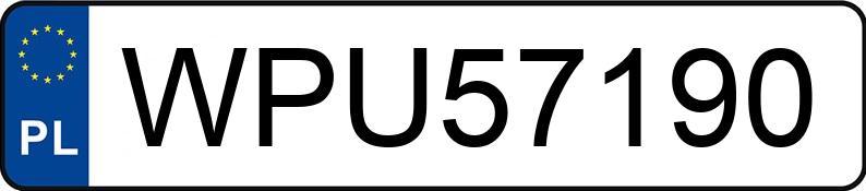 Numer rejestracyjny WPU 57190 posiada SKODA RAPID - WPU57190 Numer rejestracyjny WPU 57190 posiada SKODA RAPID - WPU57190