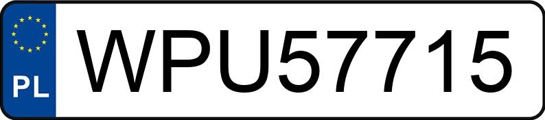 Numer rejestracyjny WPU 57715 posiada AUDI A3 1.9 TDi Kat. MR`01 8L Ambiente - WPU57715