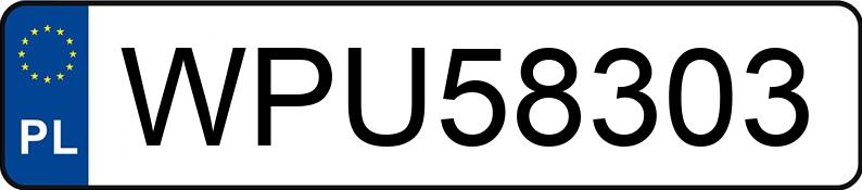 Numer rejestracyjny WPU 58303 posiada FIAT QUBO - WPU58303