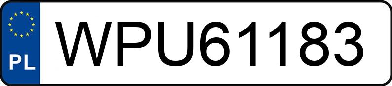 Numer rejestracyjny WPU 61183 posiada AUDI A6 - WPU61183 Numer rejestracyjny WPU 61183 posiada AUDI A6 - WPU61183