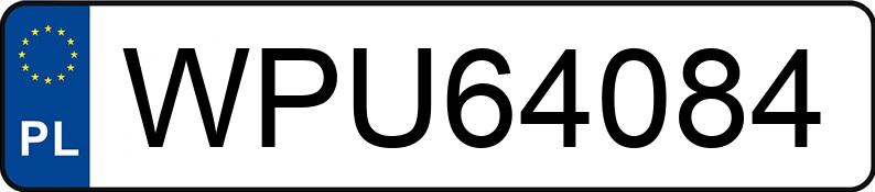 Numer rejestracyjny WPU 64084 posiada VOLVO S40 - WPU64084