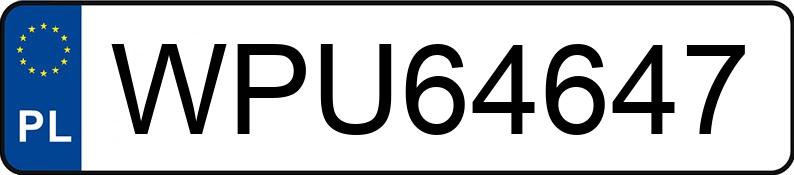 Numer rejestracyjny WPU 64647 posiada MERCEDES-BENZ C 300 - WPU64647