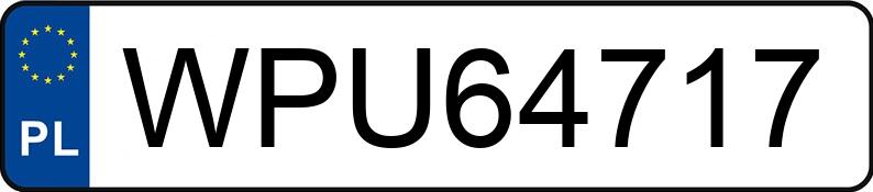 Numer rejestracyjny WPU 64717 posiada VOLKSWAGEN GOLF - WPU64717 Numer rejestracyjny WPU 64717 posiada VOLKSWAGEN GOLF - WPU64717
