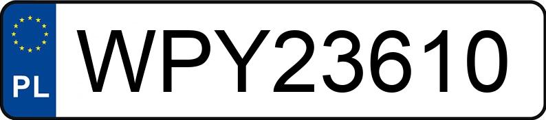 Numer rejestracyjny WPY 23610 posiada BMW 325 I - WPY23610 Numer rejestracyjny WPY 23610 posiada BMW 325 I - WPY23610