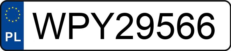 Numer rejestracyjny WPY 29566 posiada HYUNDAI GETZ - WPY29566
