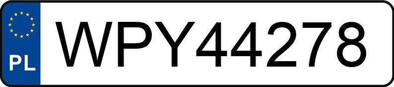 Numer rejestracyjny WPY 44278 posiada LEXUS RX 350 3.5 MR`09 E4 - WPY44278