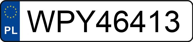 Numer rejestracyjny WPY 46413 posiada MAZDA MX-5 - WPY46413