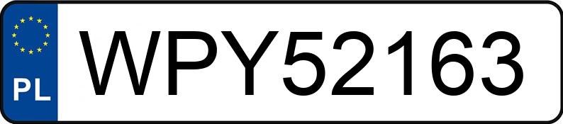 Numer rejestracyjny WPY 52163 posiada VOLKSWAGEN Passat B6 1.6 TDI MR`05 E5 Trendline BMT - WPY52163