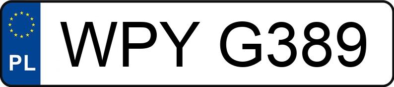 Numer rejestracyjny WPY G389 posiada FSO-WARSZAWA POLONEZ CARO 2.0 - WPYG389 Numer rejestracyjny WPY G389 posiada FSO-WARSZAWA POLONEZ CARO 2.0 - WPYG389