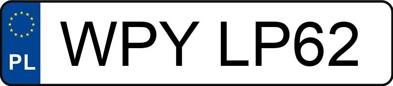 Numer rejestracyjny WPY LP62 posiada NIEWIADÓW --- - WPYLP62