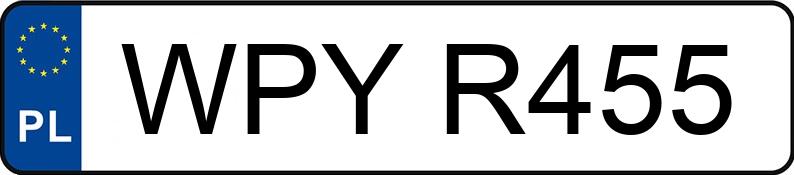 Numer rejestracyjny WPY R455 posiada VOLKSWAGEN Passat GP 1.9 TDI MR`00 E3 Trendline - WPYR455
